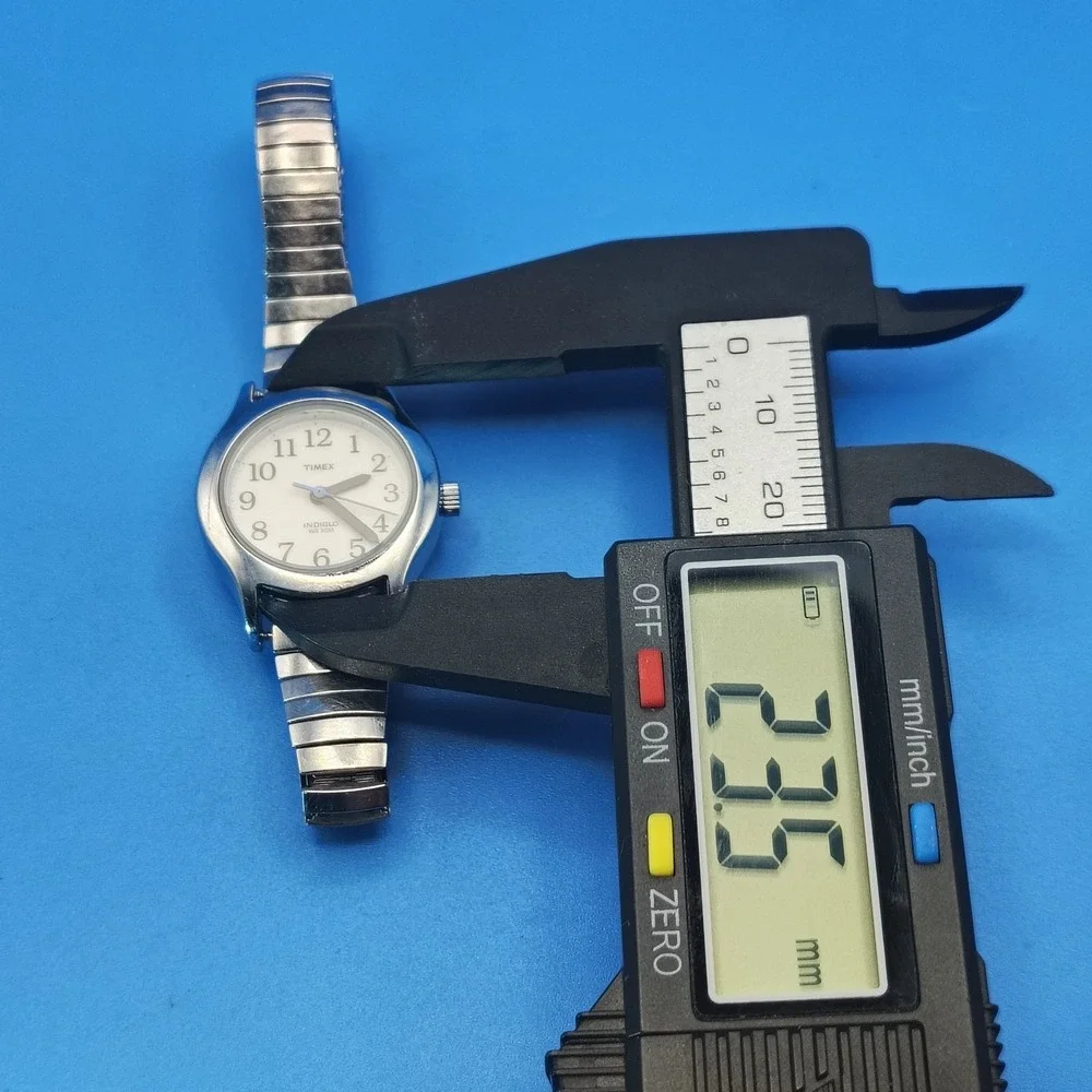 Vintage‎ 2007 Timex Indiglo 23mm Women's Quartz Cocktail Watch Size 5-8.25